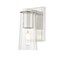 Z-Lite Titus 1 Light Wall Sconce, 4.5in. W x 9.5in. H, Brushed Nickel 826-1S-BN - alternate 1